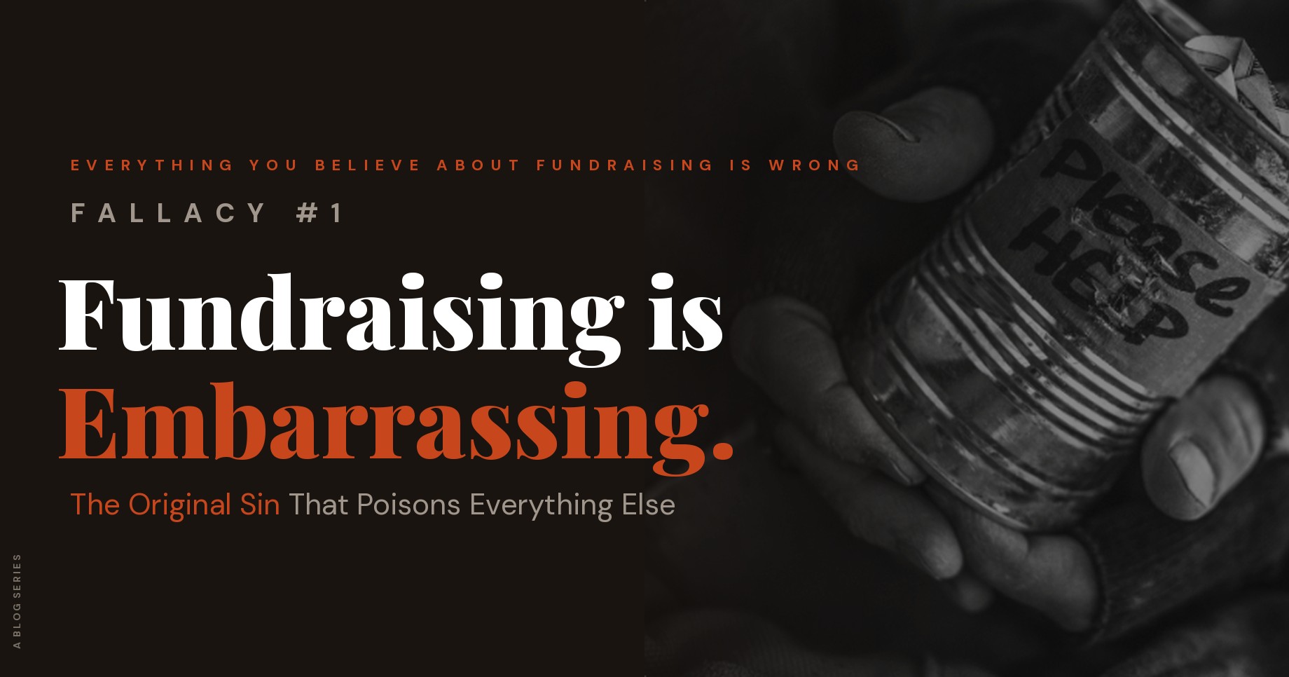 Fundraising is Embarrassing